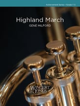Highland March Concert Band sheet music cover